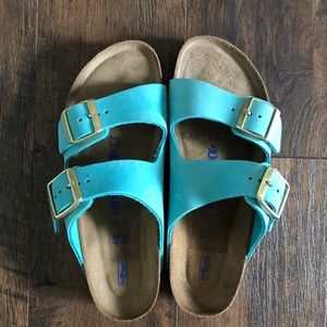 NEW Turquoise Birkenstock